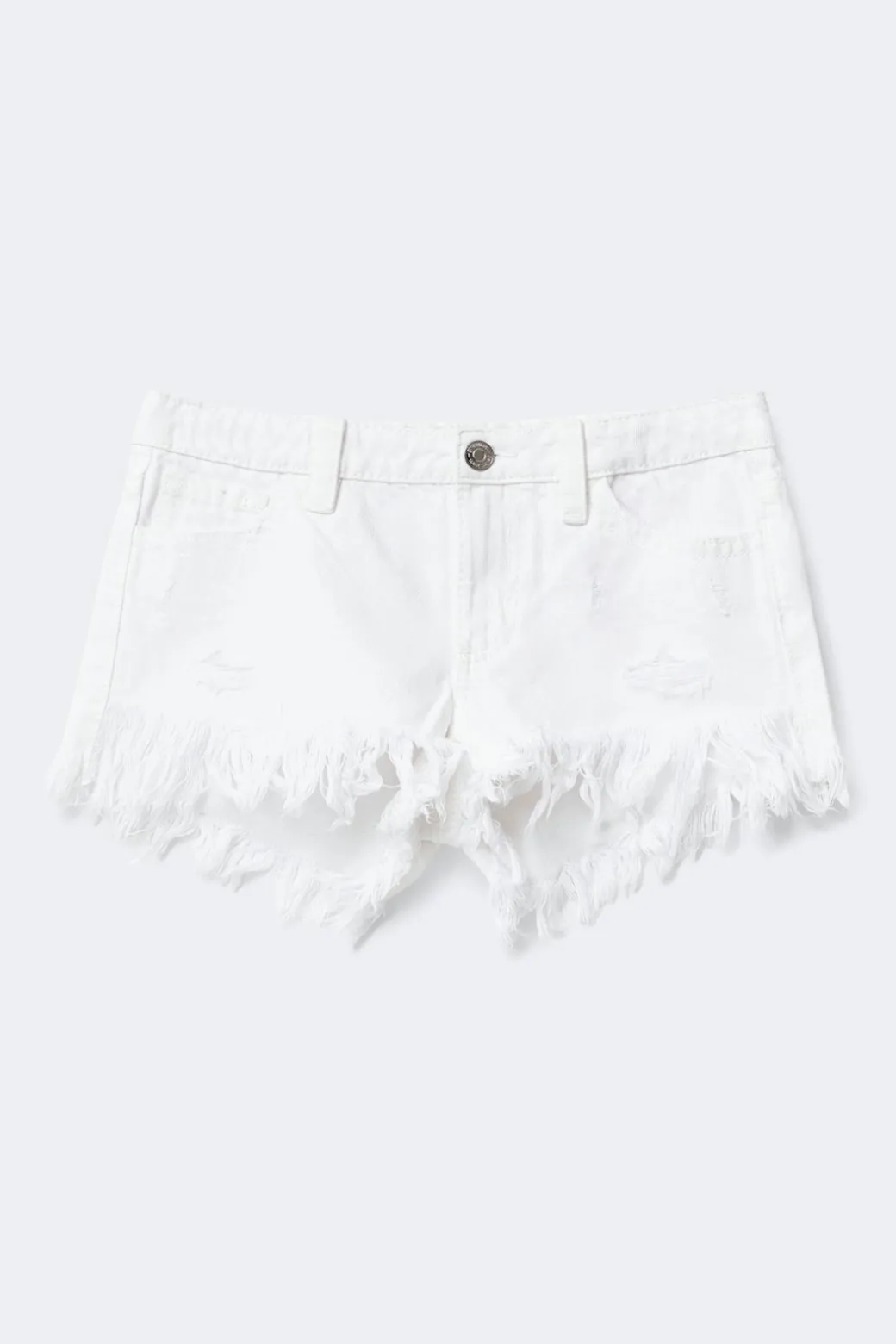 Y ripped g-low denim shorts