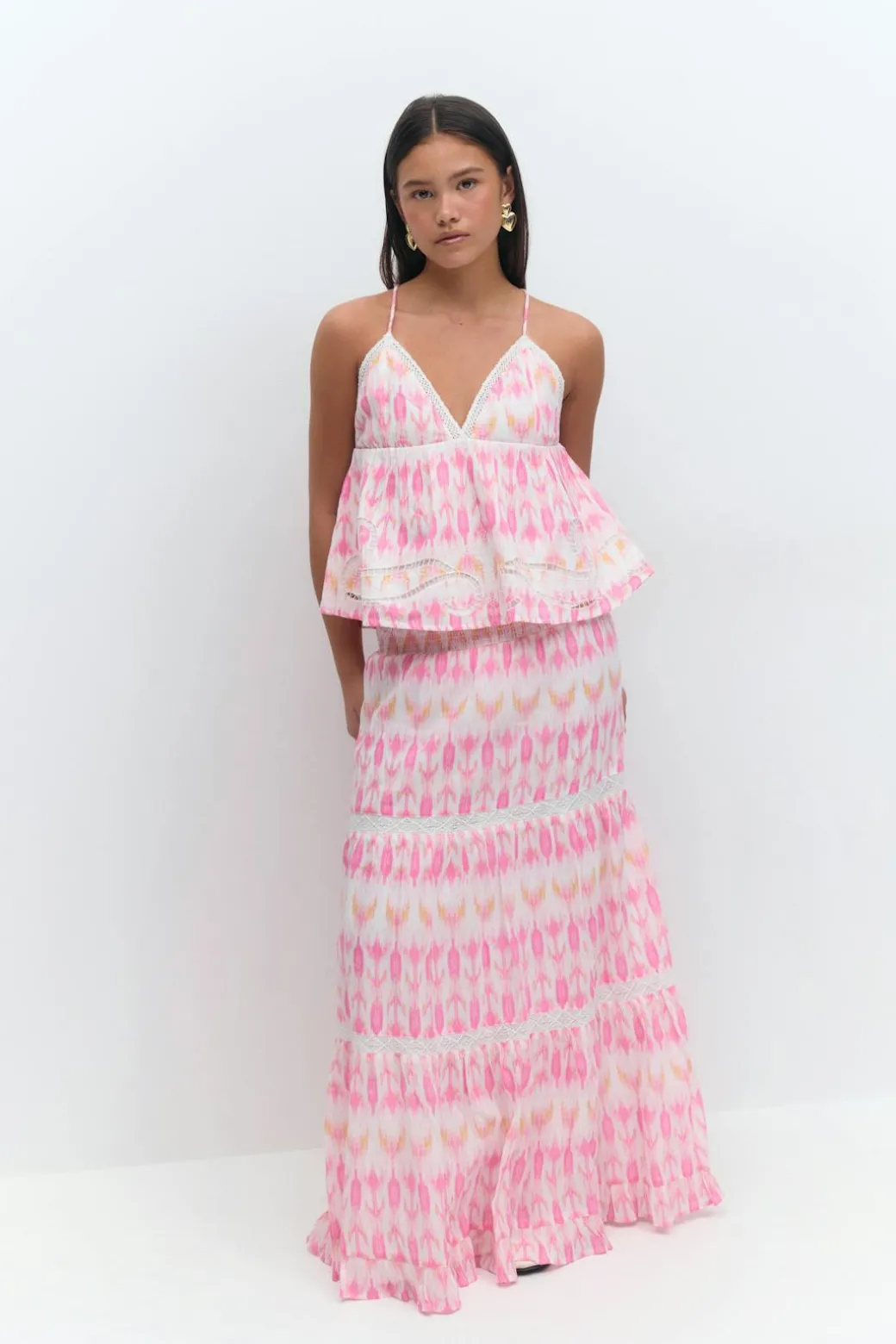 Y scandi maxi skirt