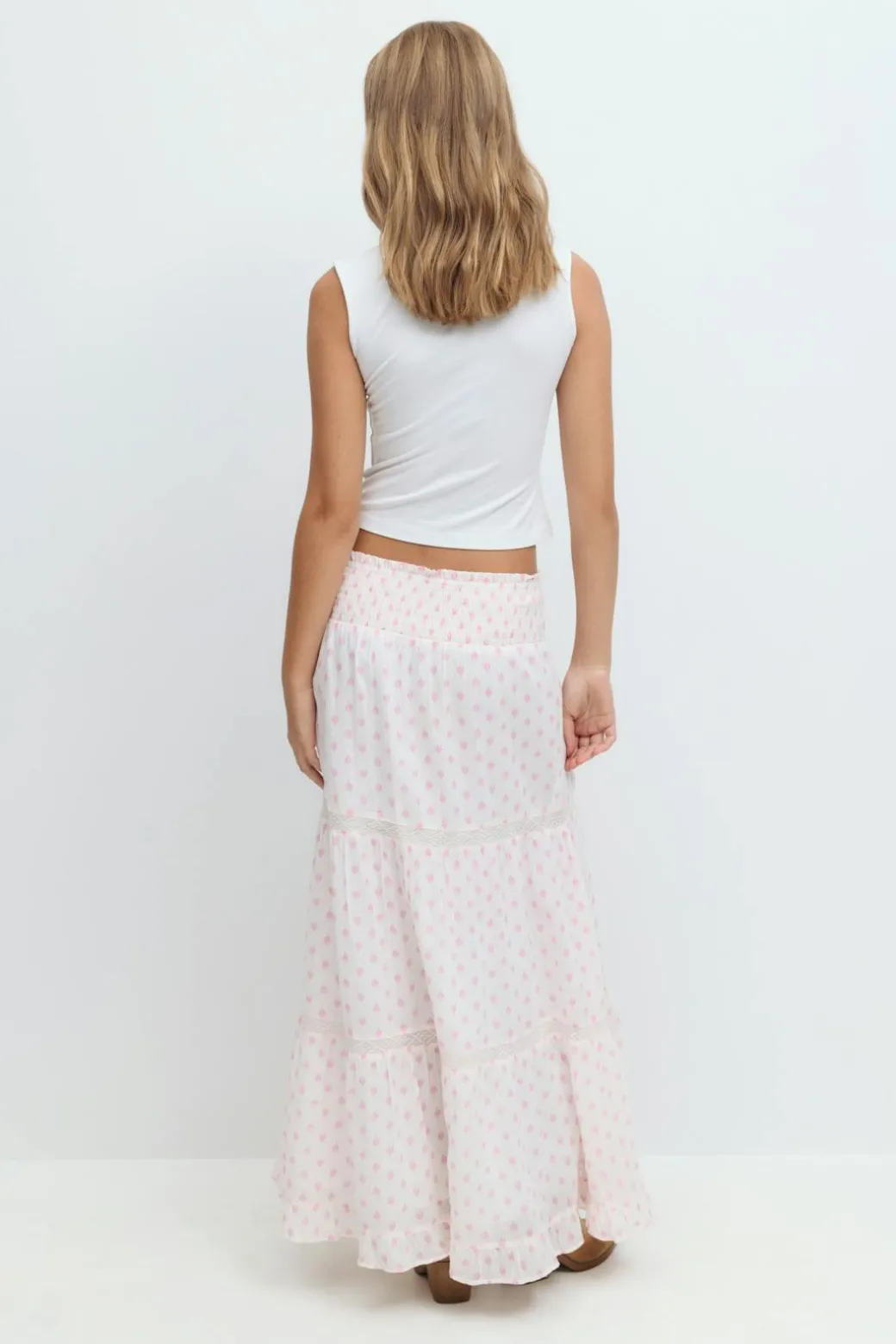 Y scandi maxi skirt