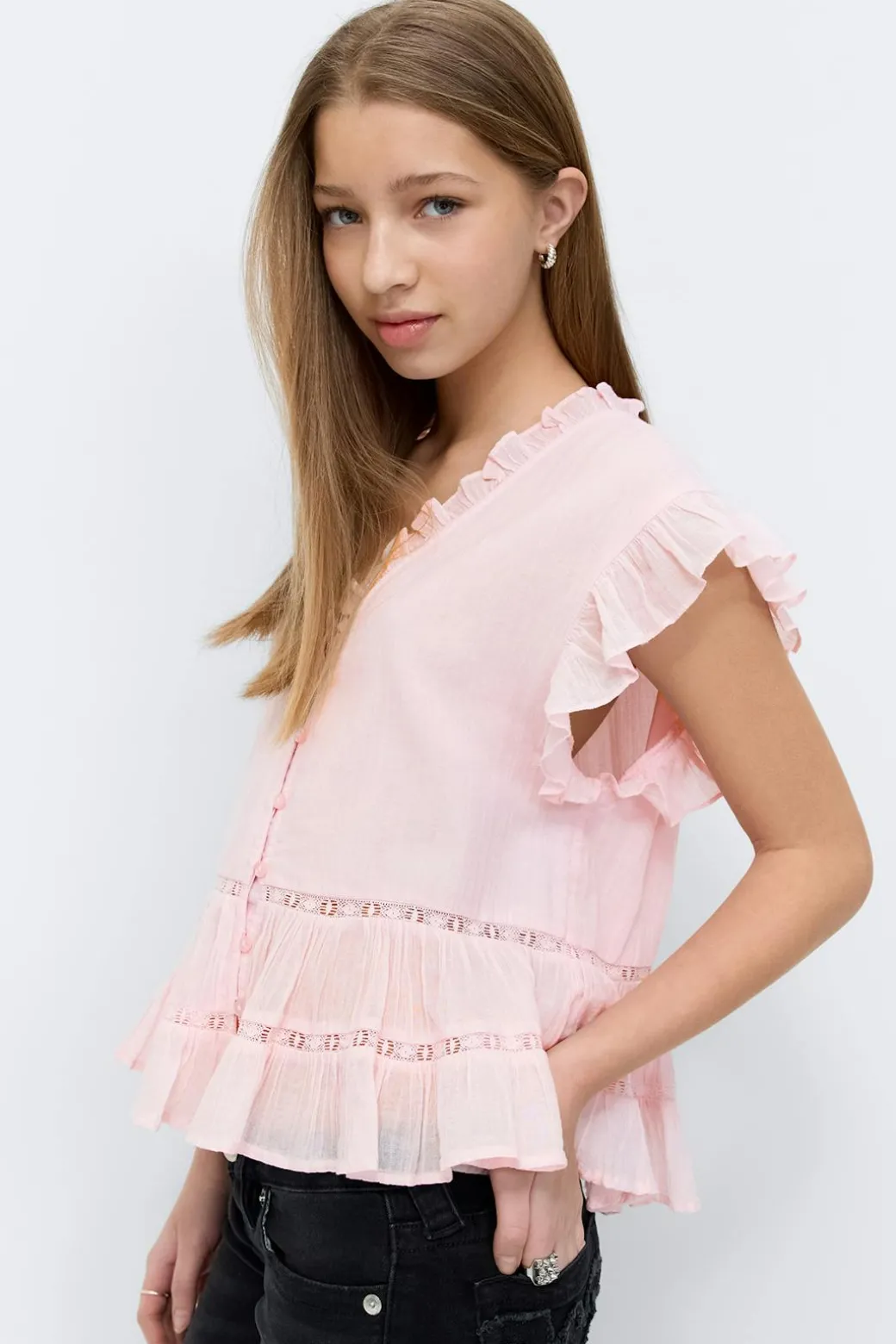 Y short sleeve top