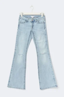 Y sparkle low flare jeans