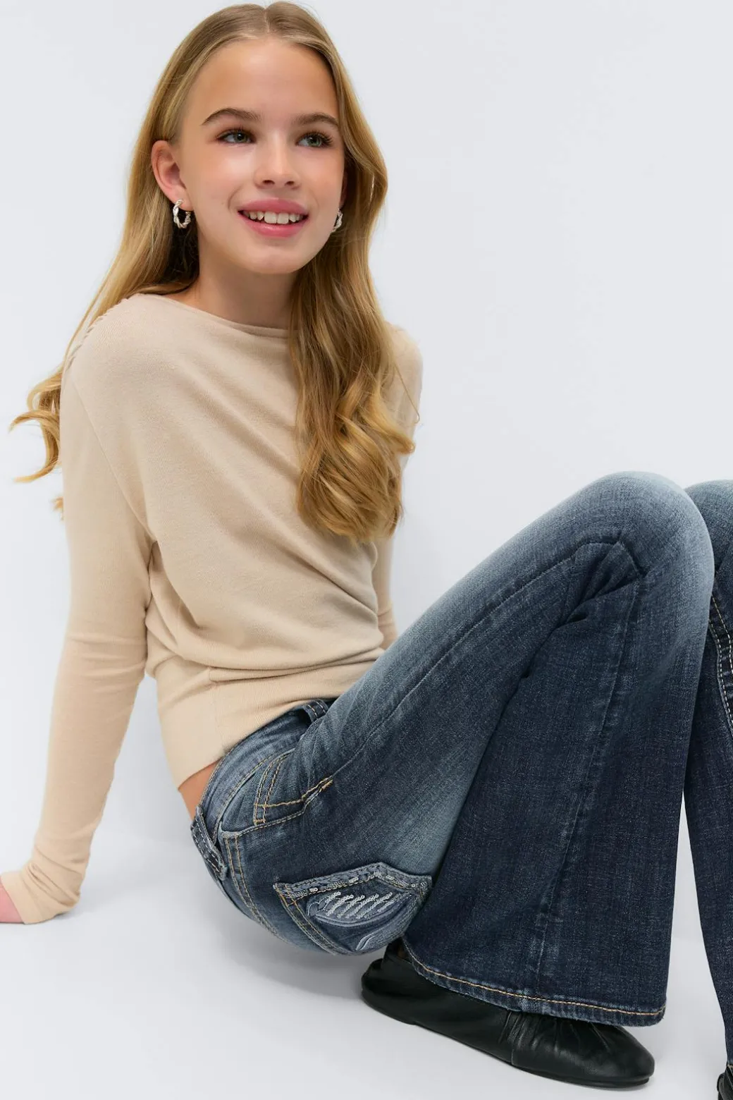 Y too messy flare jeans