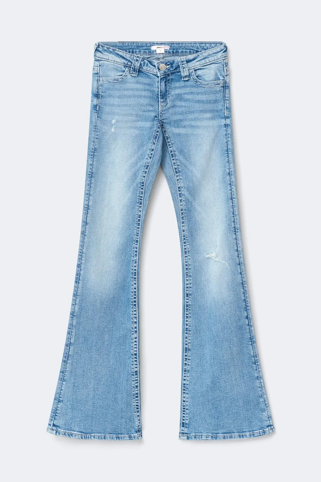 Y too messy flare jeans
